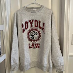 Gray Loyola Law Sweatshirt